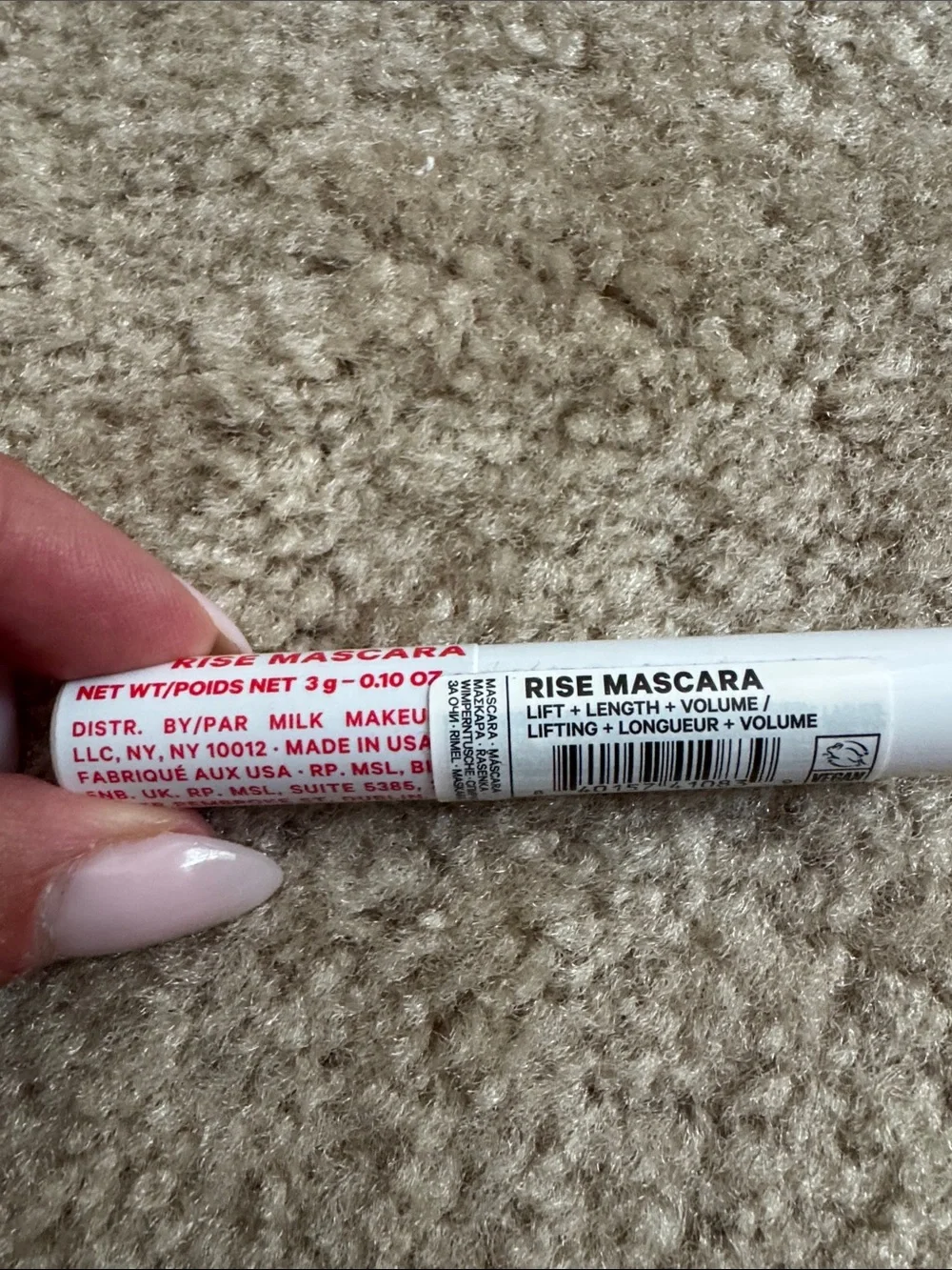 MILK MAKEUP Rise Lift and Lengthening Mascara travel size